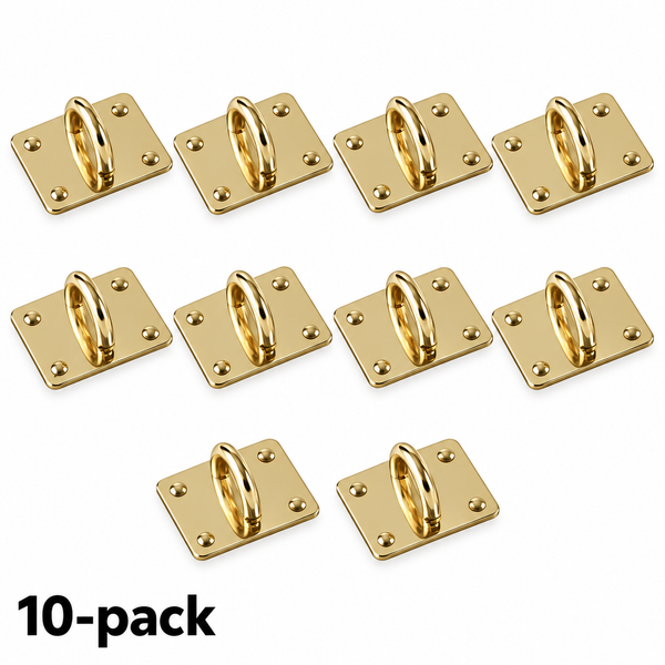Adhesive Charm Hook 10-Pack | Gold Bar