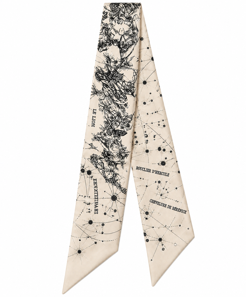 Purse Scarf | Cream Floral | 35"