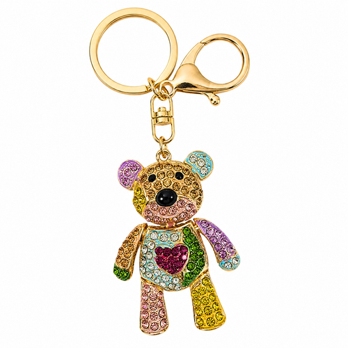 Luxe Rainbow Bear Charm