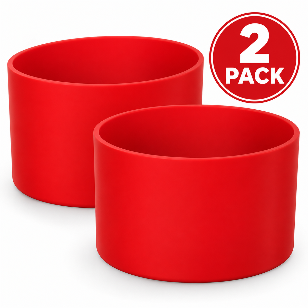 Silicone Boot | Bright Red 2-Pack