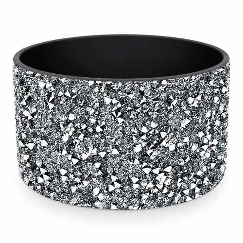 Silicone Boot | Silver Sparkle