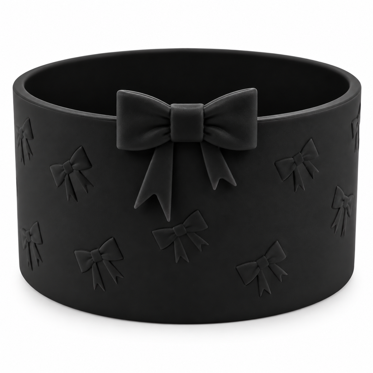 Silicone Boot | Black Bow