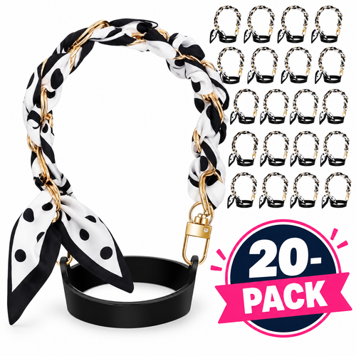 Tumbler Handle 20-Pack | Polka Dot Scarf