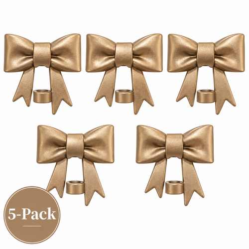 Metallic Bronze - Straw Topper 5-Pack
