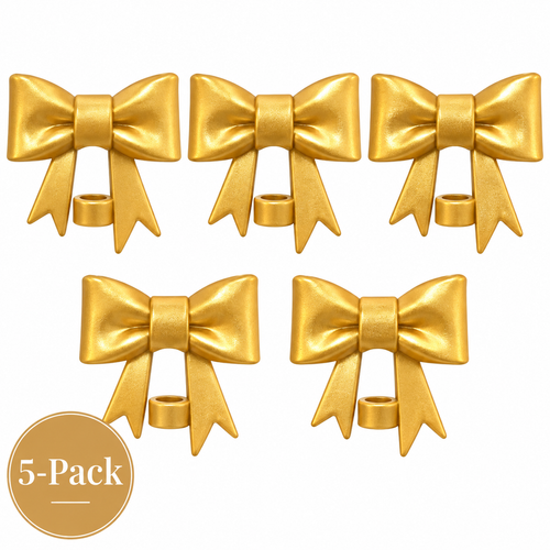 Bright Gold - Straw Topper 5-Pack