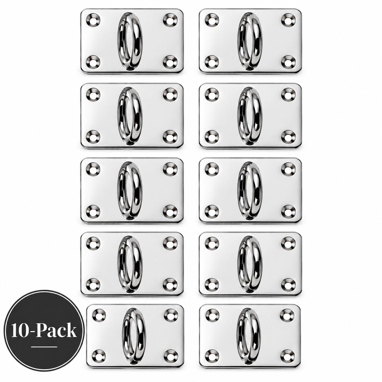 Adhesive Charm Hook 10-Pack | Silver Bar