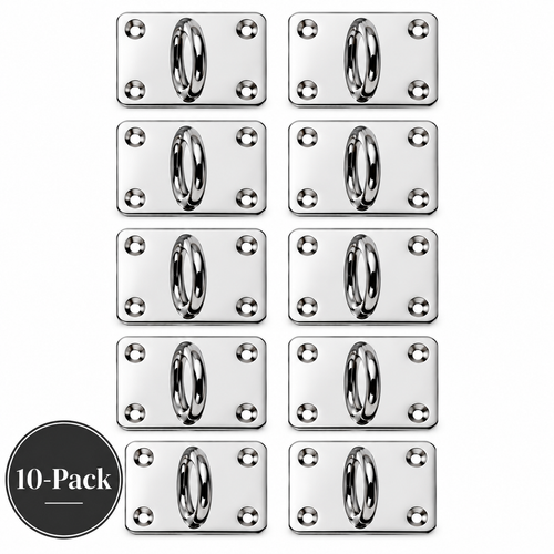 Adhesive Charm Hook 10-Pack | Silver Bar