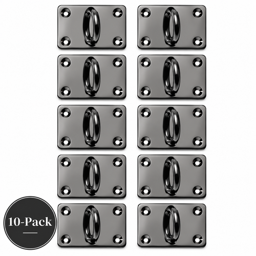 Adhesive Charm Hook 10-Pack | Gunmetal Bar