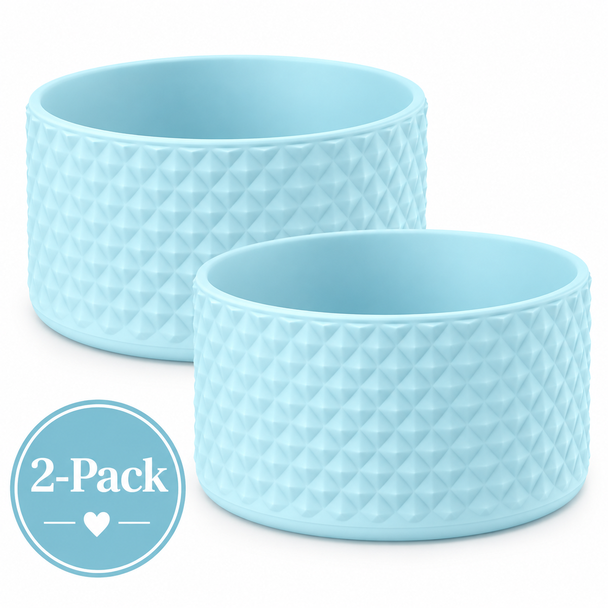 Silicone Boot 2-Pack | Light Blue Diamond