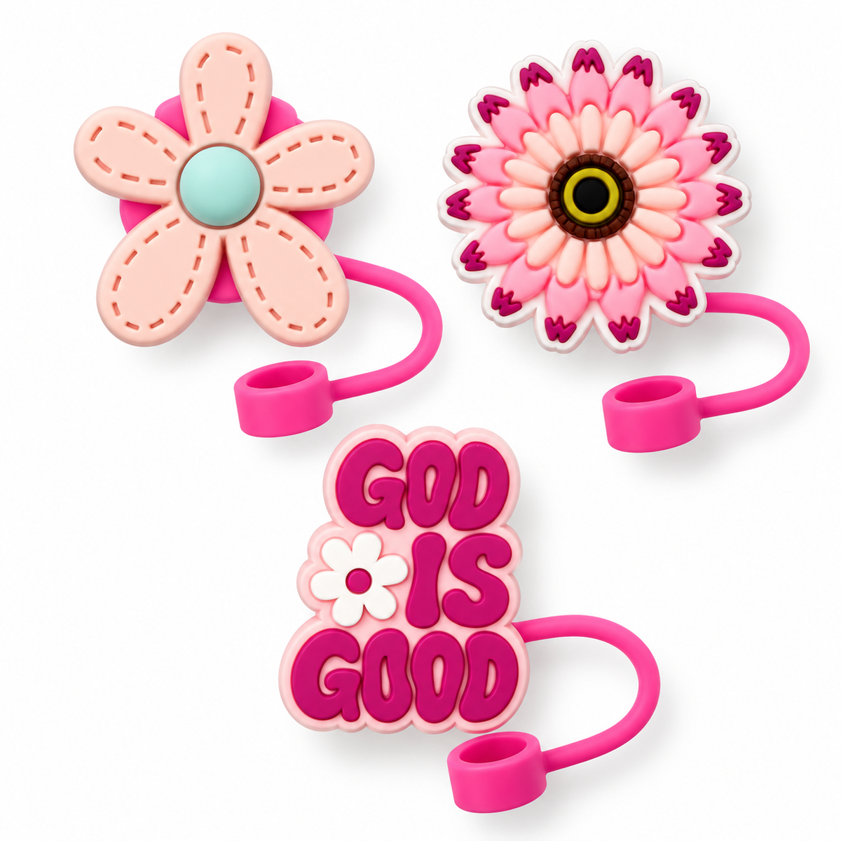 Straw Topper 3-Pack | God is Good