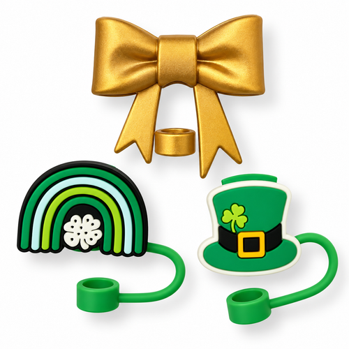 Straw Topper 3-Pack | St Patrick's Day