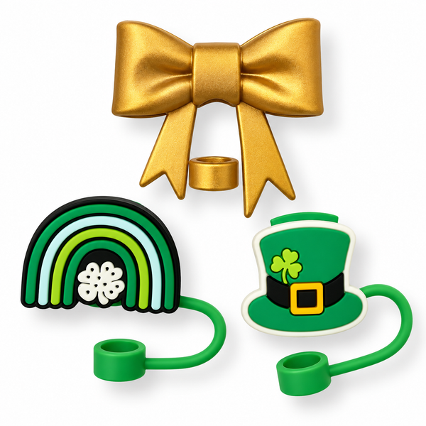 Straw Topper 3-Pack | St Patrick's Day