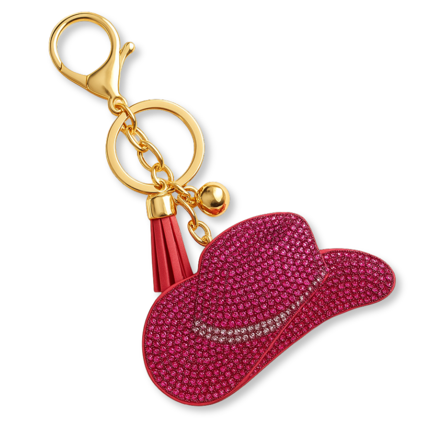 Cowgirl Hat Bling Charm