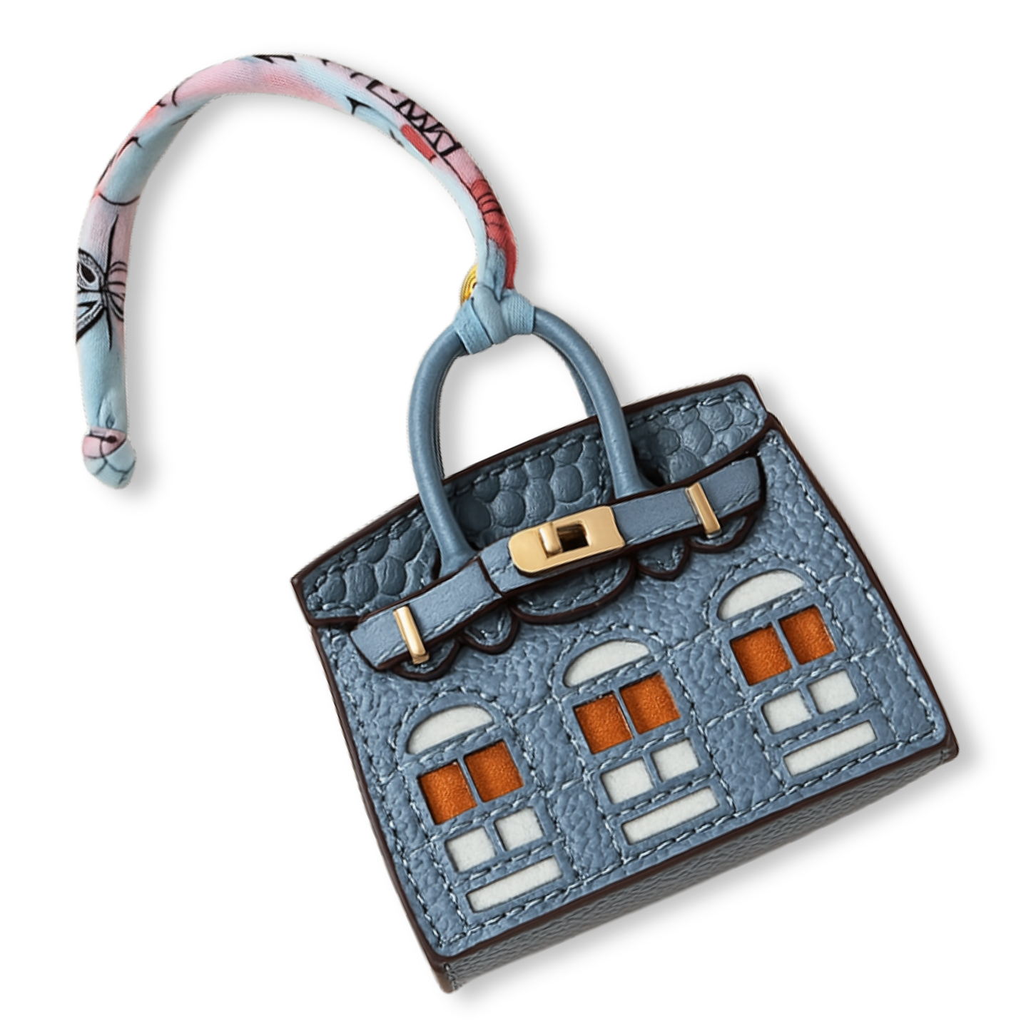 Denim Mini Bag Charm