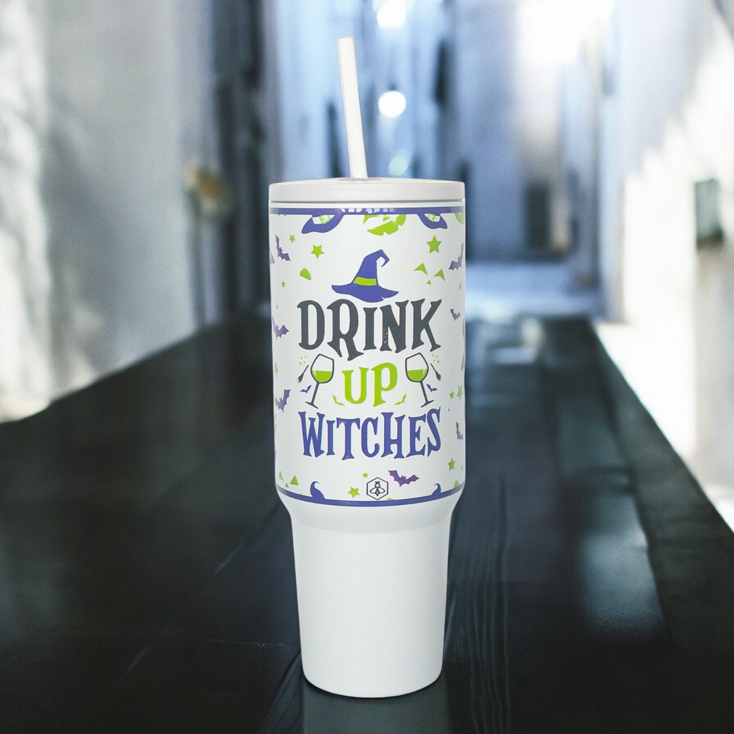 Drink Up Witches 40oz Straw Tumbler