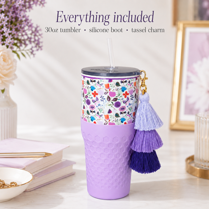 Garden Blooms — 30oz Charm Tumbler