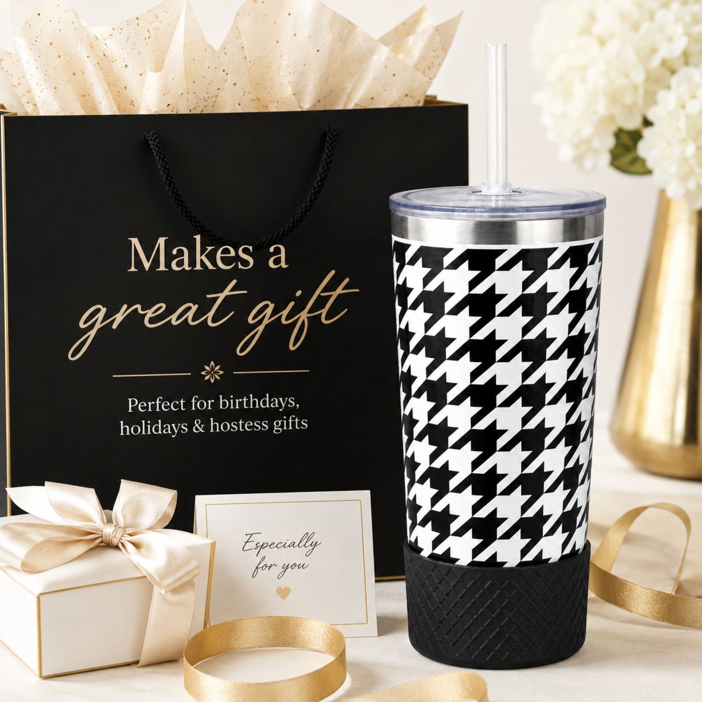 20oz Tumbler 4-Pack | Black & White