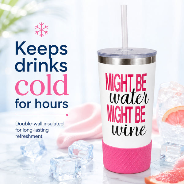 20oz Tumbler 4-Pack | Might Be Wine