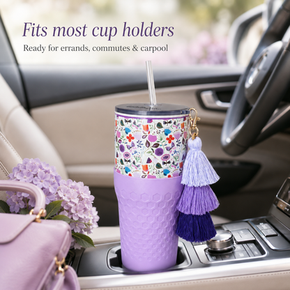 Garden Blooms — 30oz Charm Tumbler