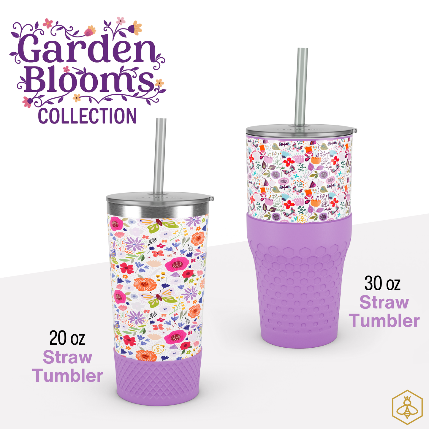 30oz Tumbler - Garden Blooms