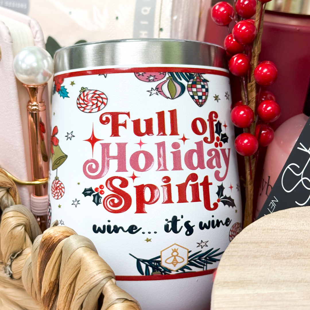 Holiday Spirit Wine Tumbler