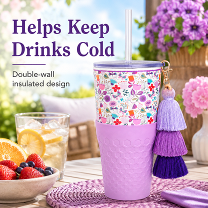 Garden Blooms — 30oz Charm Tumbler