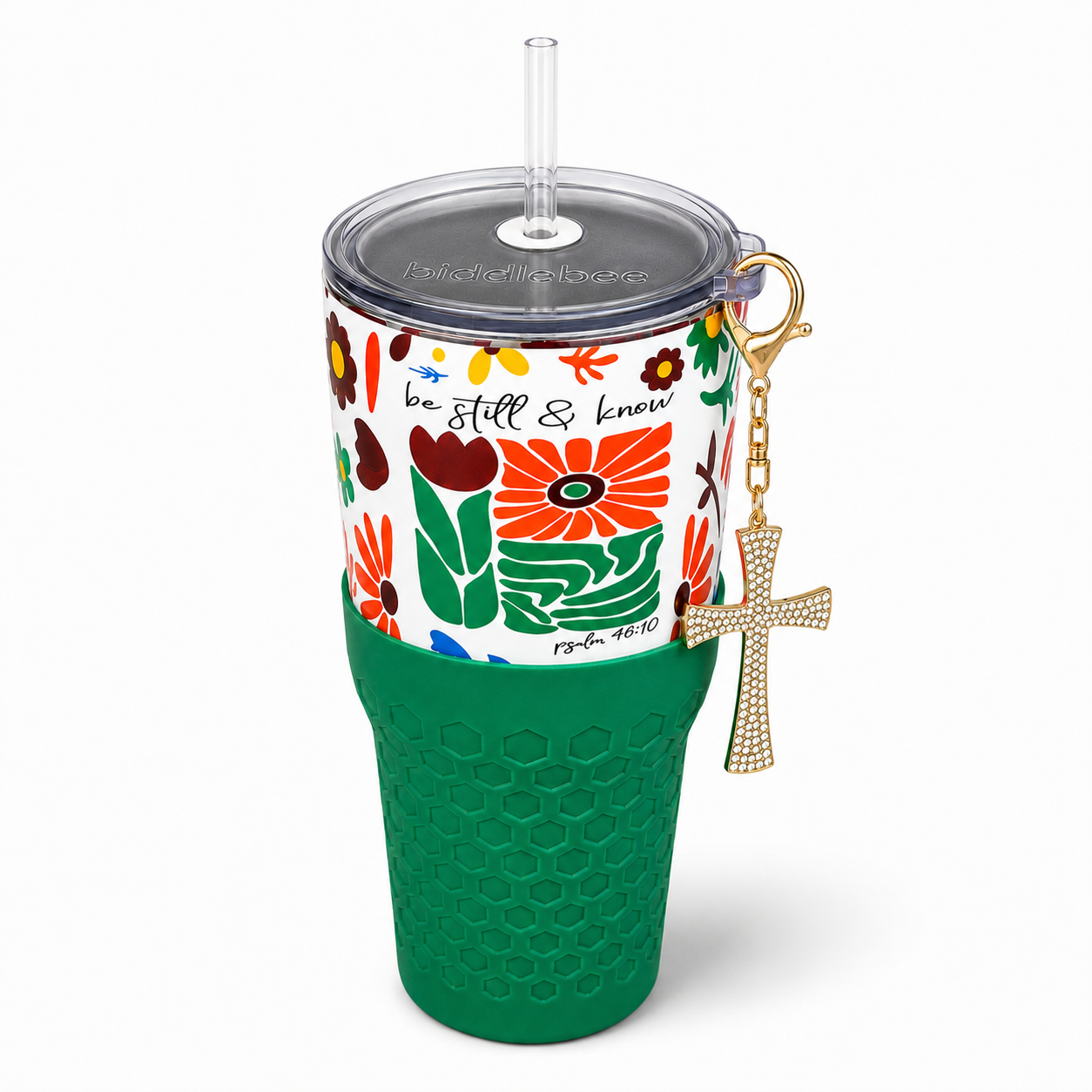 Be Still & Know Faith - 30oz Charm Tumbler