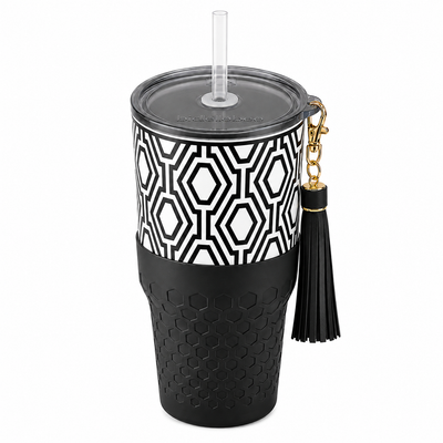 Black & White — 30oz Charm Tumbler