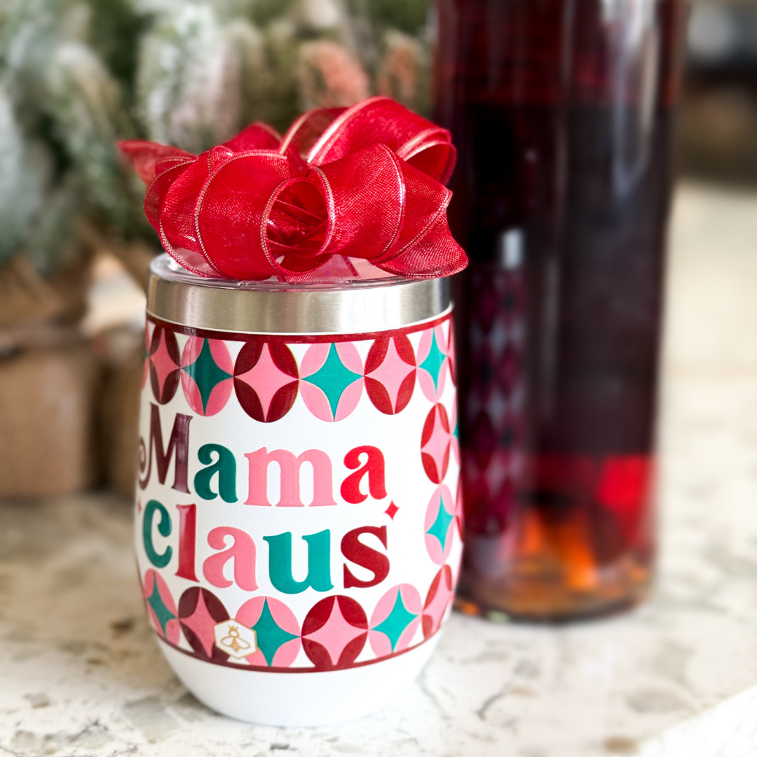 Mama Claus Wine Tumbler