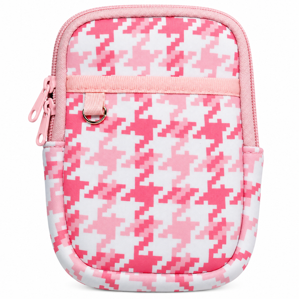 Tumbler Pouch - Pink Plaid