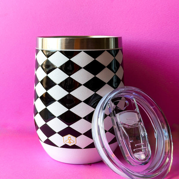 Wine Tumbler | Black & White