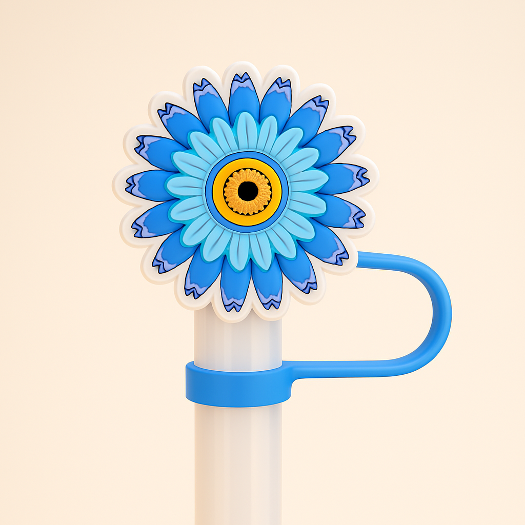Blue Burst Flowers