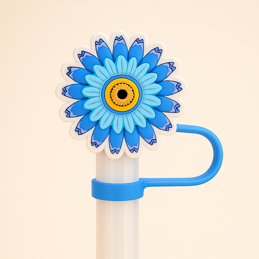 Blue Burst Flowers