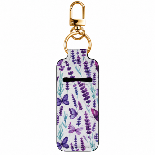 Lip Balm Holder | Purple Butterflies