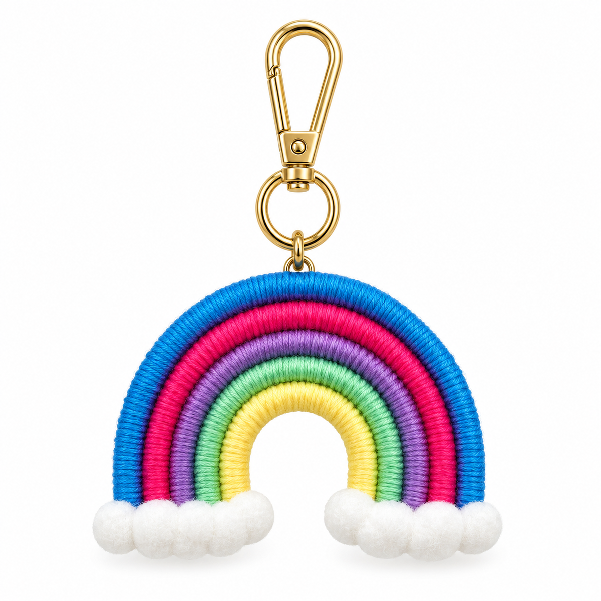 Woven Rainbow Charm