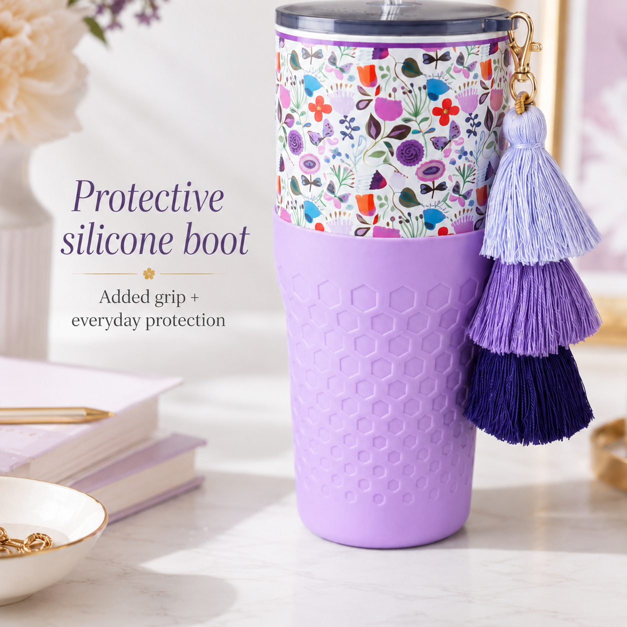 Garden Blooms — 30oz Charm Tumbler