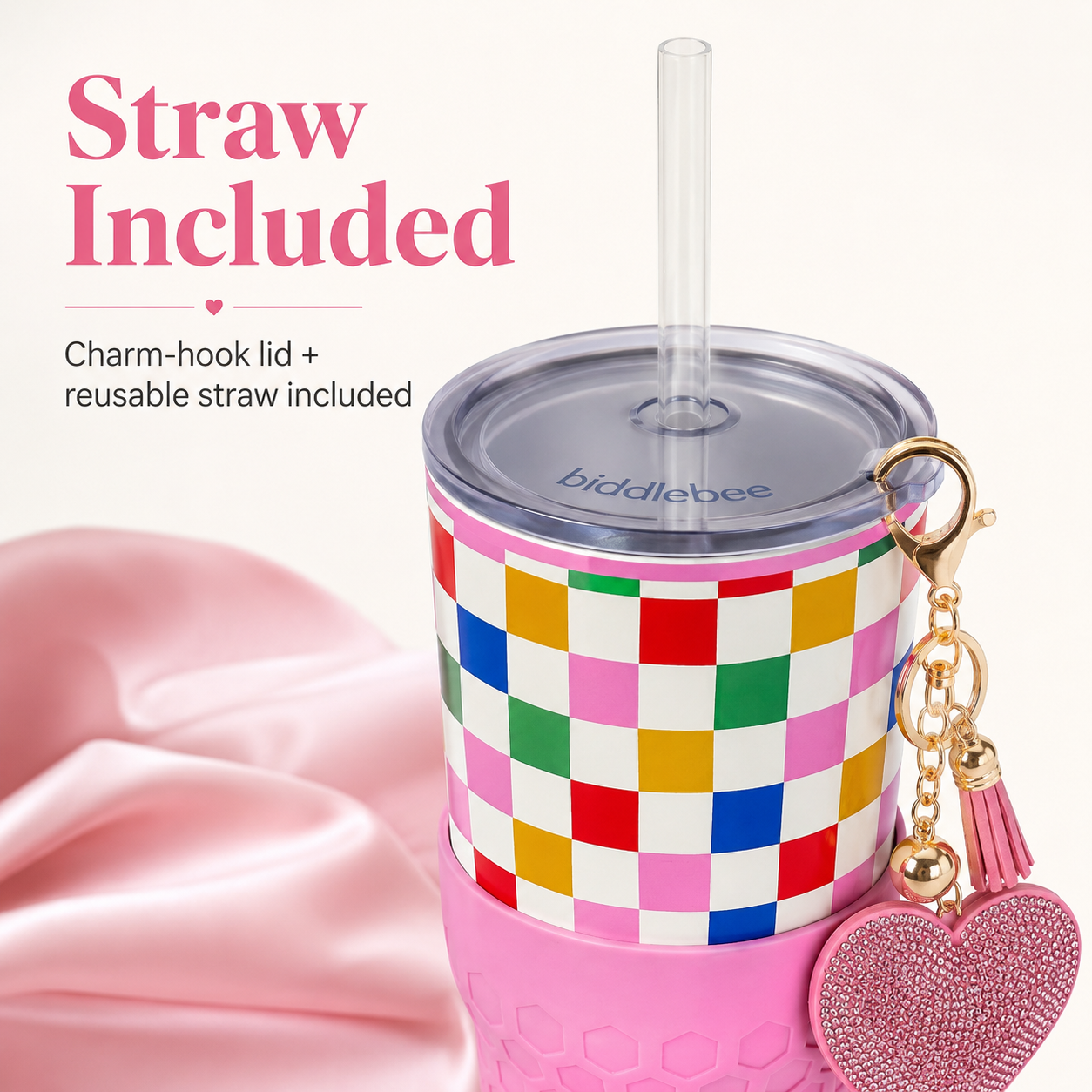 Happy Check - 30oz Charm Tumbler