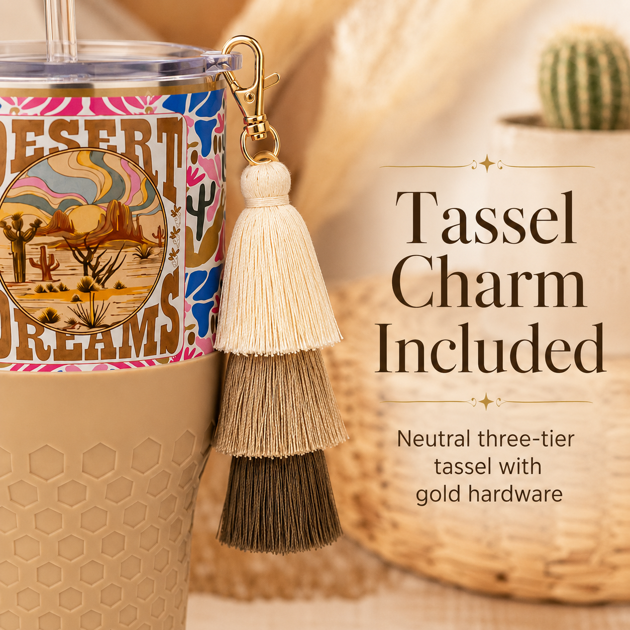 Desert Dreams — 30oz Charm Tumbler