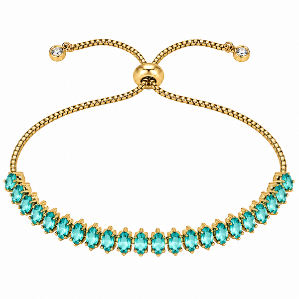 Sparkle Stack Bracelet | Teal