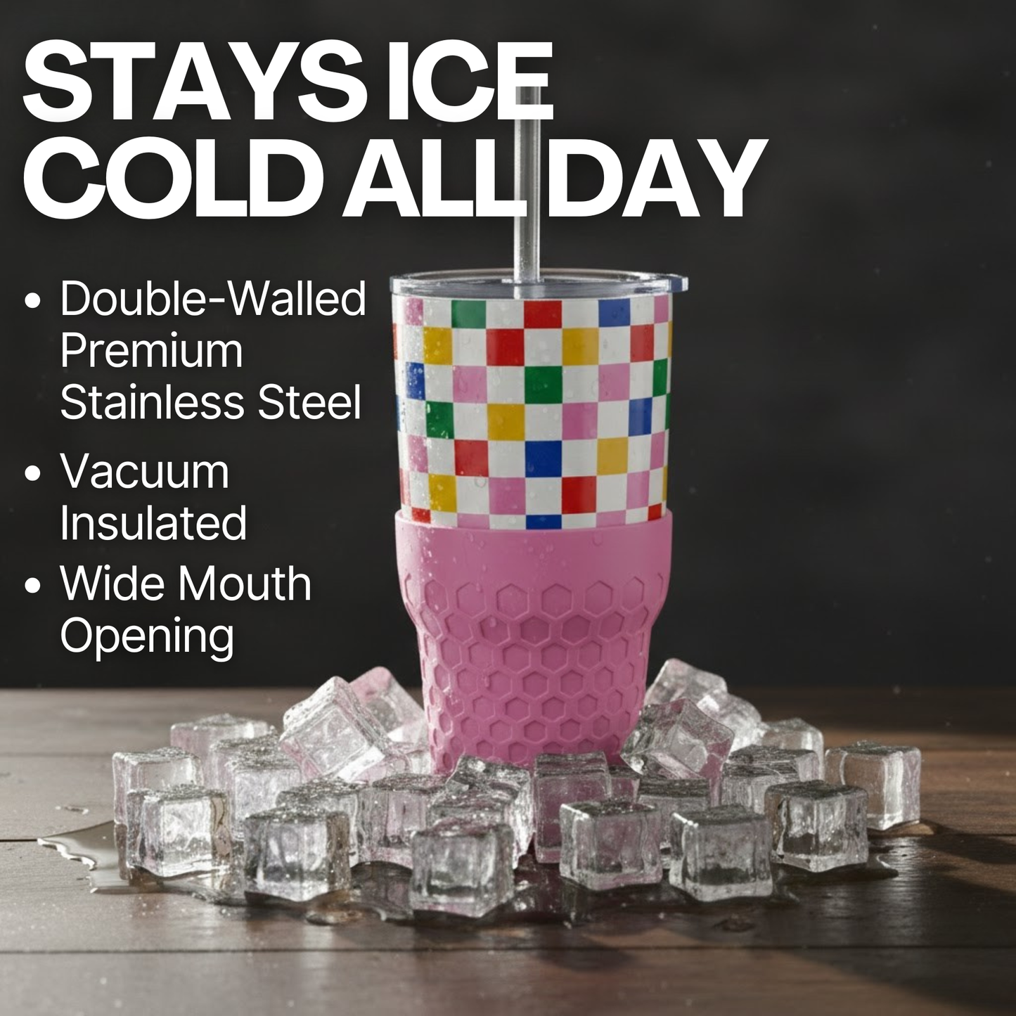 30oz Tumbler 4-Pack | Happy Check