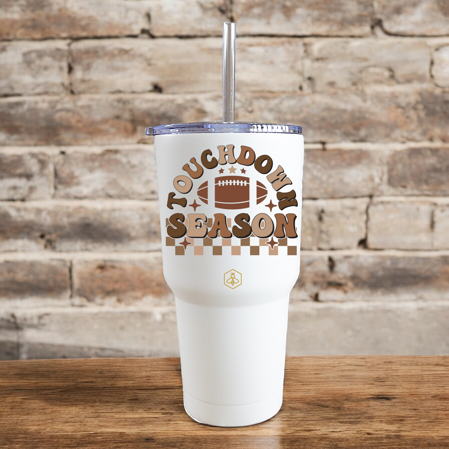 Touchdown Season 30oz Straw Tumbler