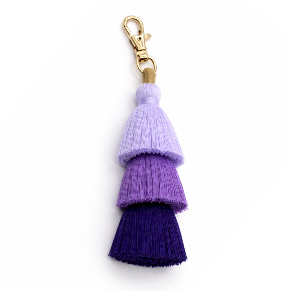 Purple Boho Tassel Charm