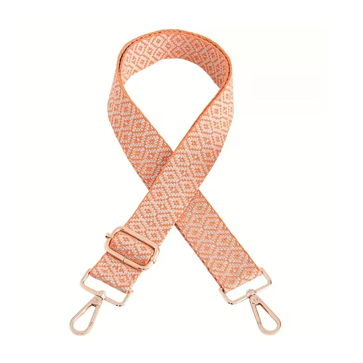Adjustable Purse Shoulder Strap | Orange  | 28-52"