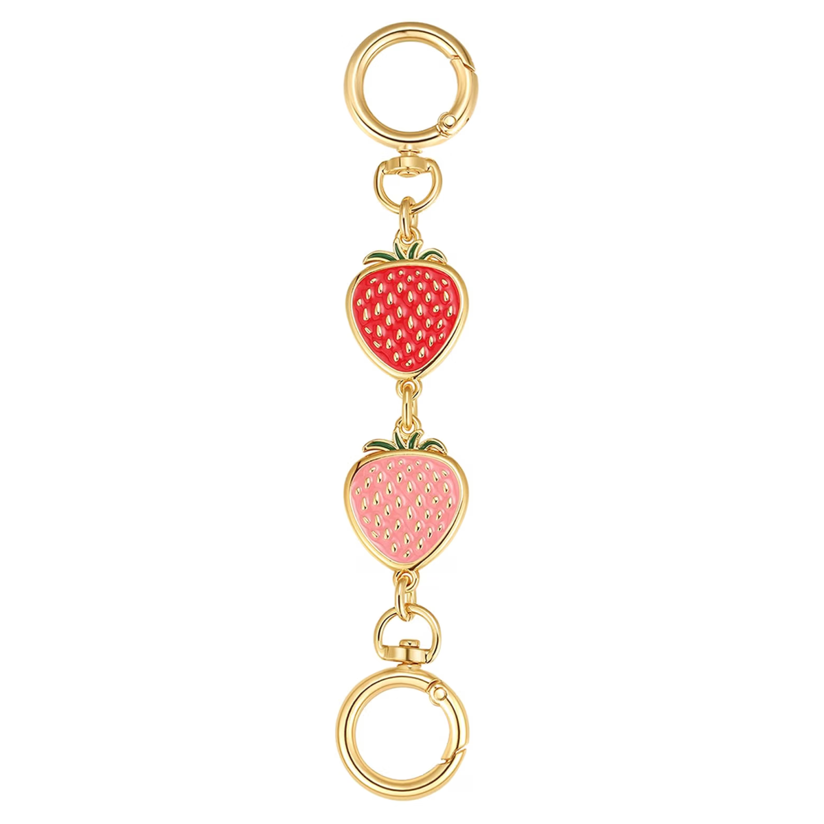 Purse Extender Chain | Strawberries | 6"