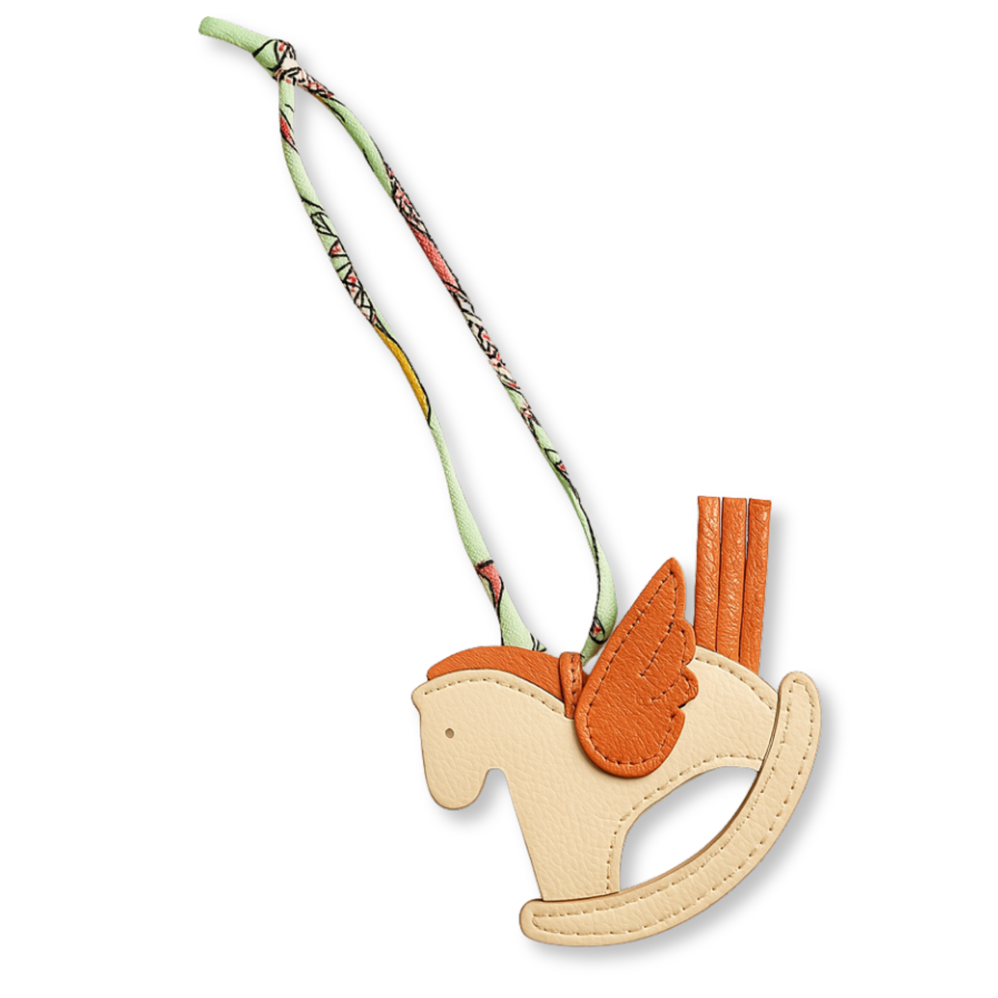 Orange Rocking Horse