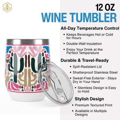 Wine Tumbler - Desert Dreams