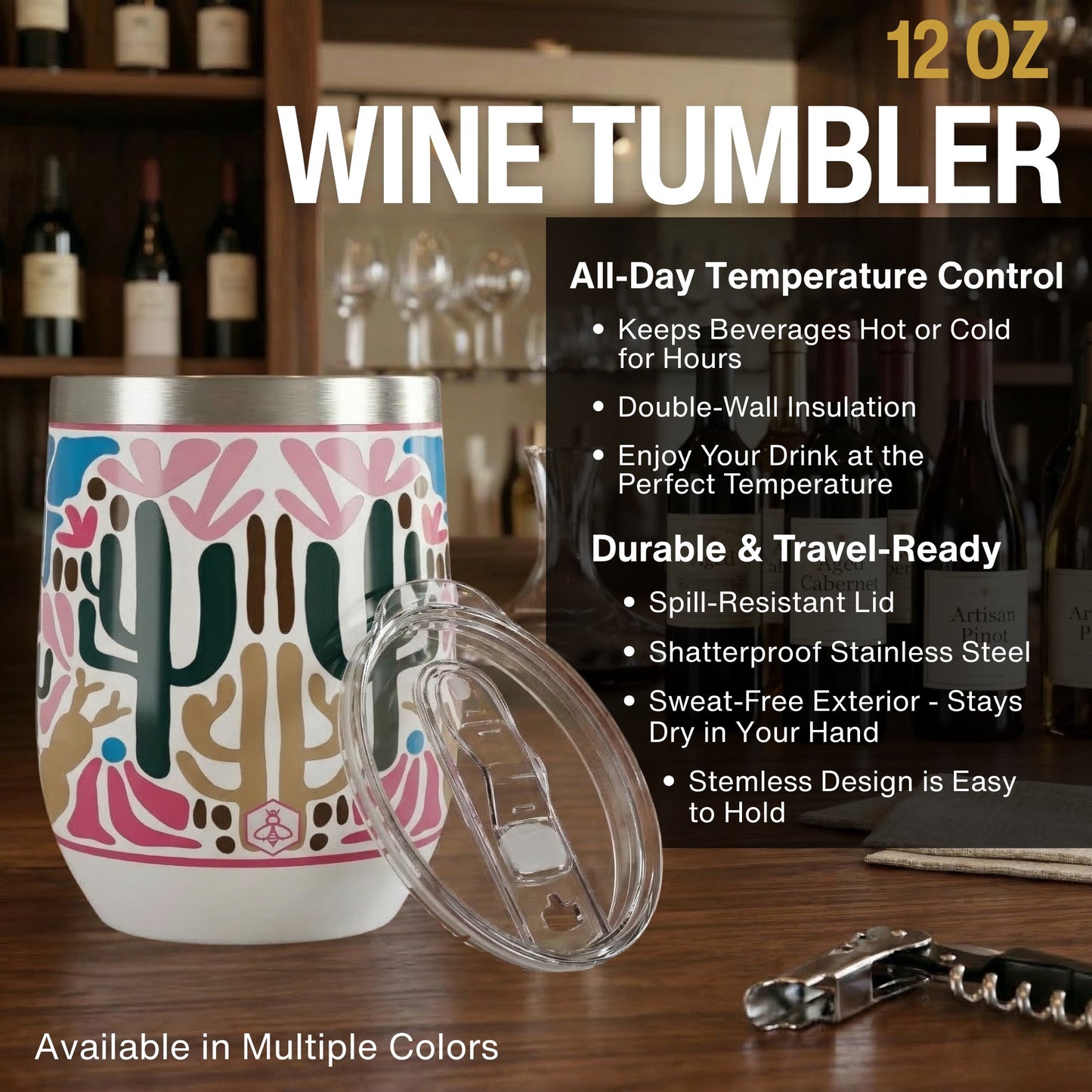Desert Dreams Wine Tumbler 2-Pack