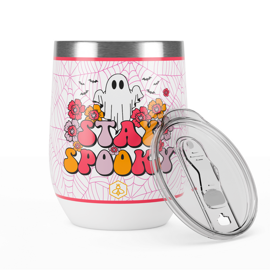 Stay Spooky Wine Tumbler