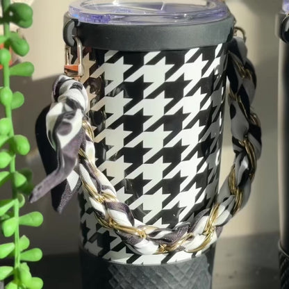 Biddlebee Brew Black Pattern Tumbler motion video